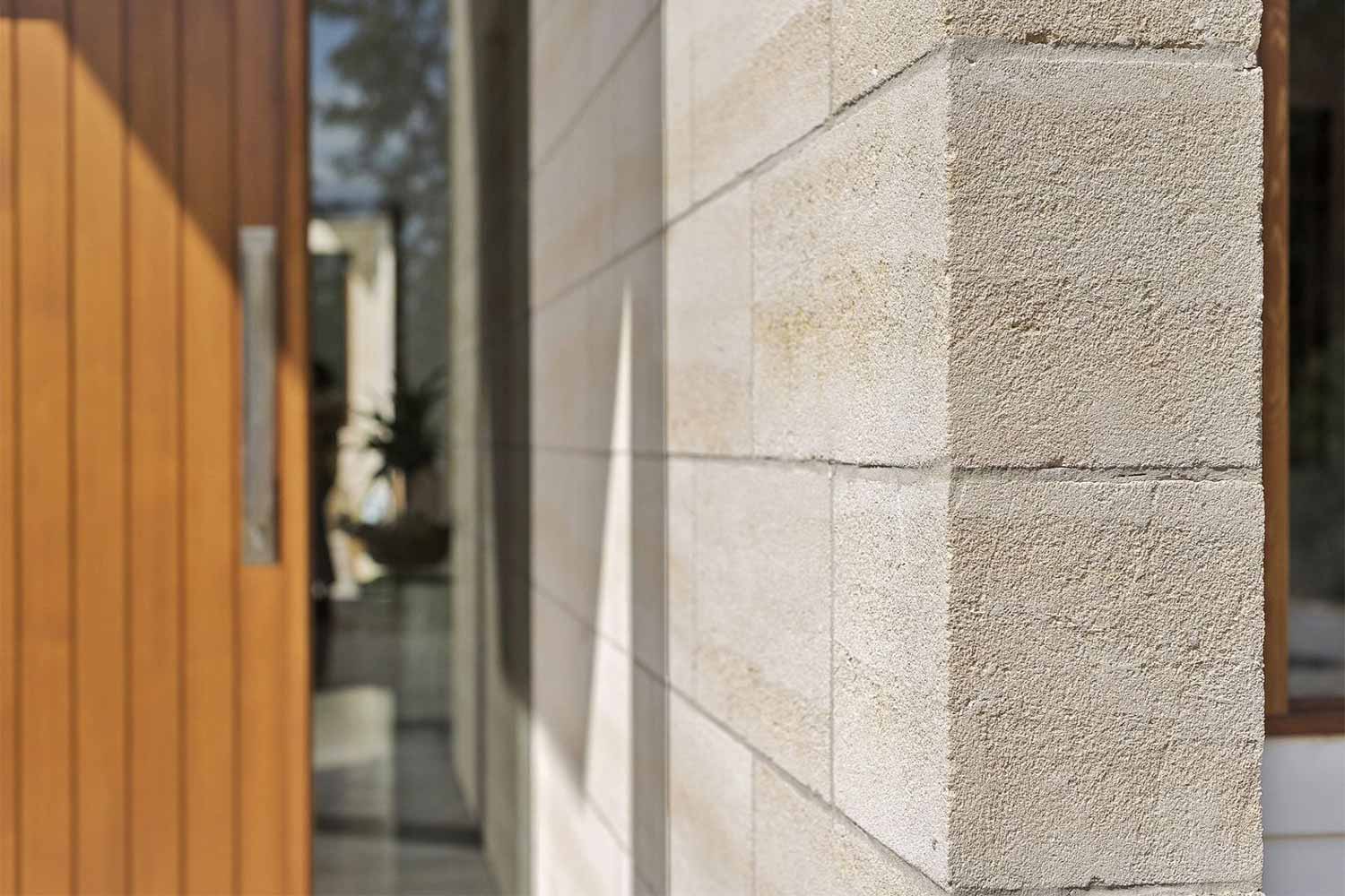 Bellarine Peninsula Beach House, Ocean Grove, built with limestone blocks