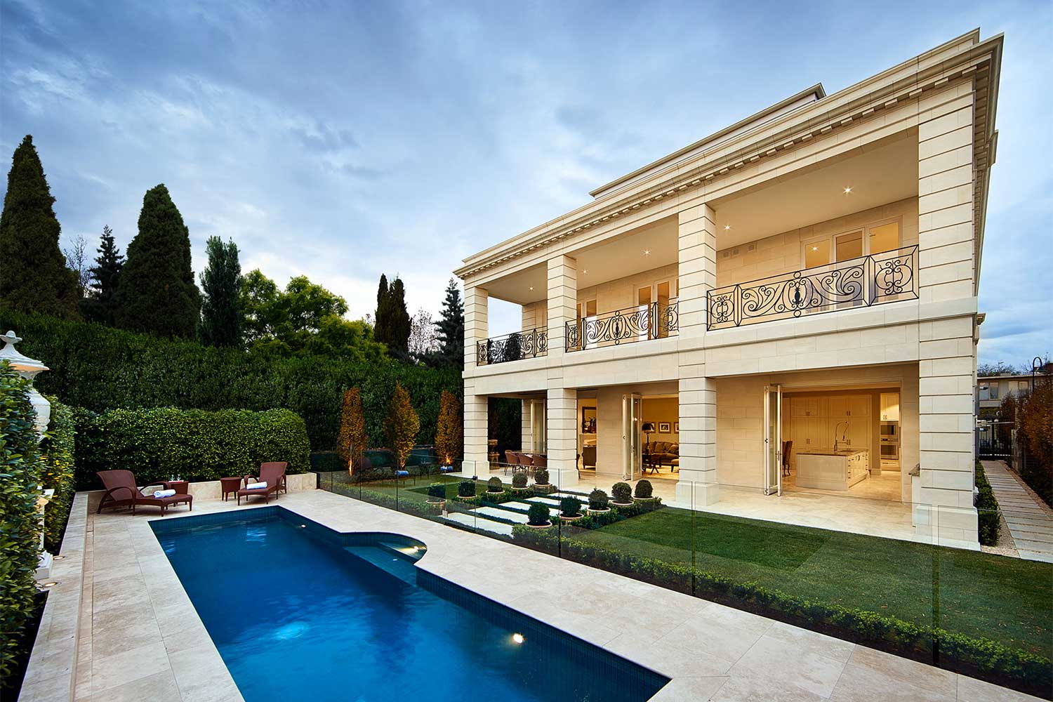 Chastleton Residence, Melbourne, built with Mount Gambier Limestone Blocks