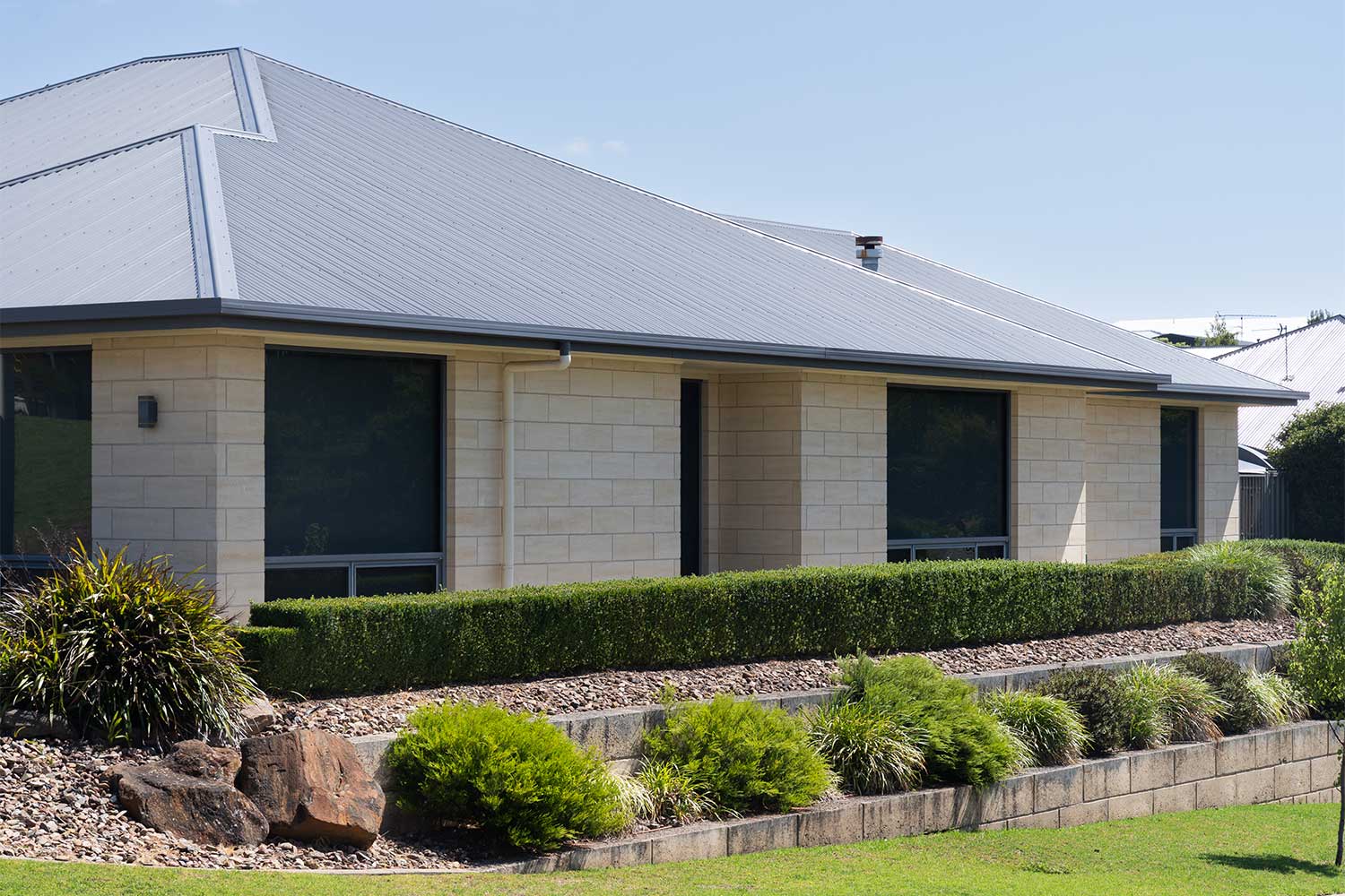Home in Mount Gambier, built using limestone blocks