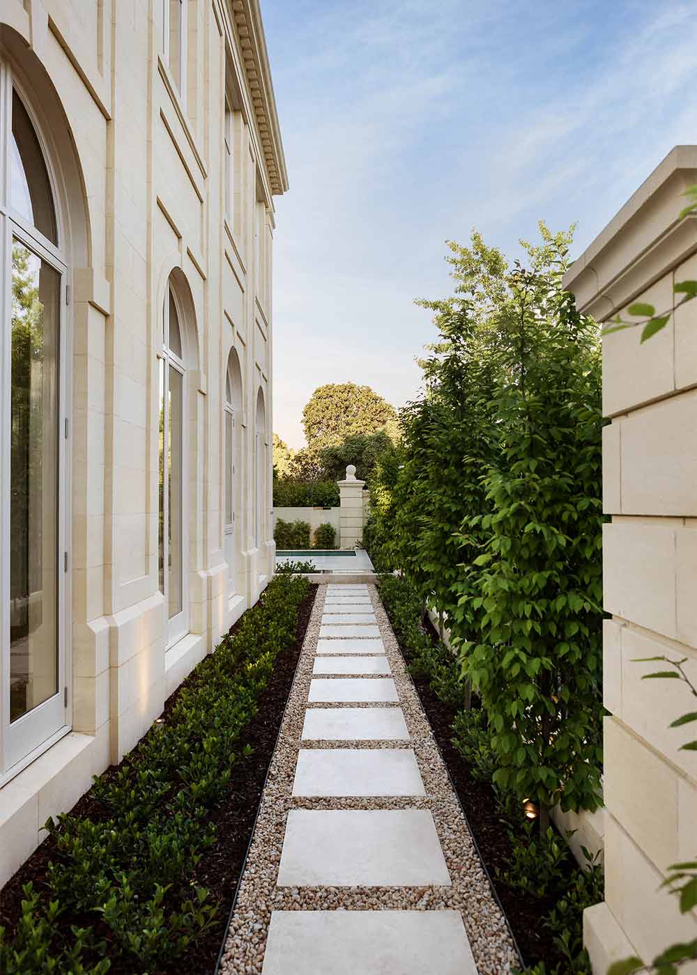 The Portico House, Toorak, Melbourne, built with Mount Gambier Limestone