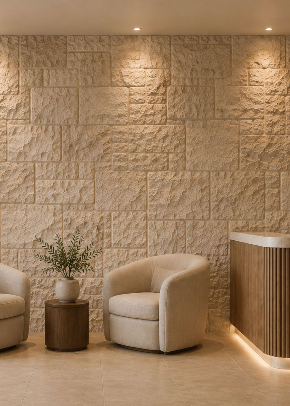 Caununda Ashlar limestone brick