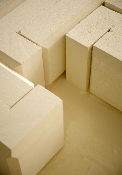 Bevel edge limestone blocks