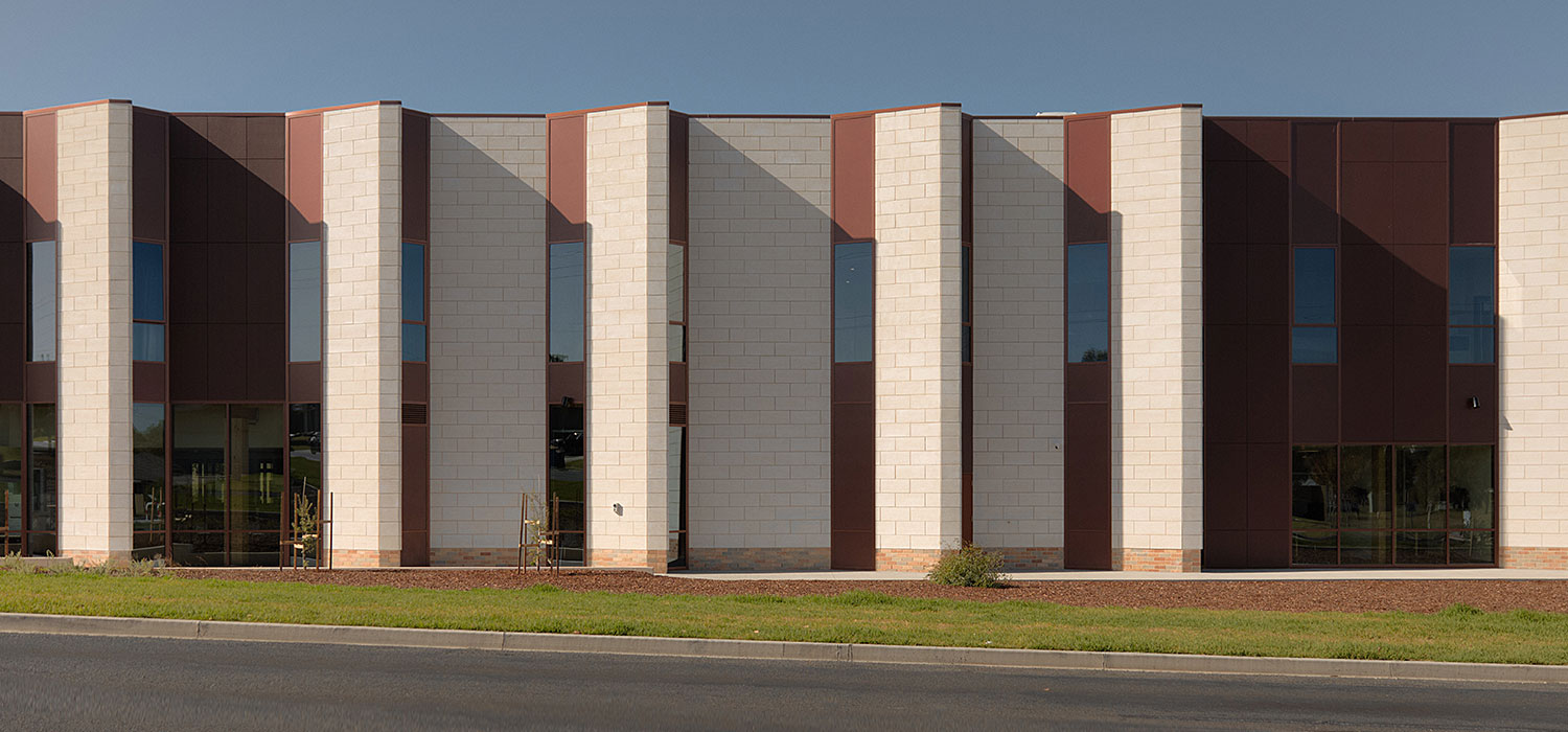 Limestone Coast Technical College, Mount Gambier, built with Mount Gambier Limestone
